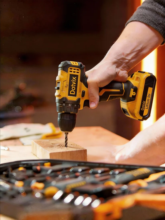 TALADRO INALAMBRICO 1300T PRO + MALETÍN+ KIT DE HIERRAMENTAS⚡️l  + ENVÍO GRATIS🔥